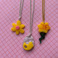 Spring Charm Acrylic Necklaces