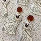 Staffordshire Dog Acrylic Earrings